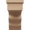 Ekena Millwork 9"W x 18"D x 18"H Classic Highland Rough Cedar Woodgrain TimberThane Corbel, Primed Tan CORUR09X18X18HLDRCPR - alternate 3